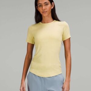 Lululemon Hold Tight Short Sleeve Shirt Finch Yellow